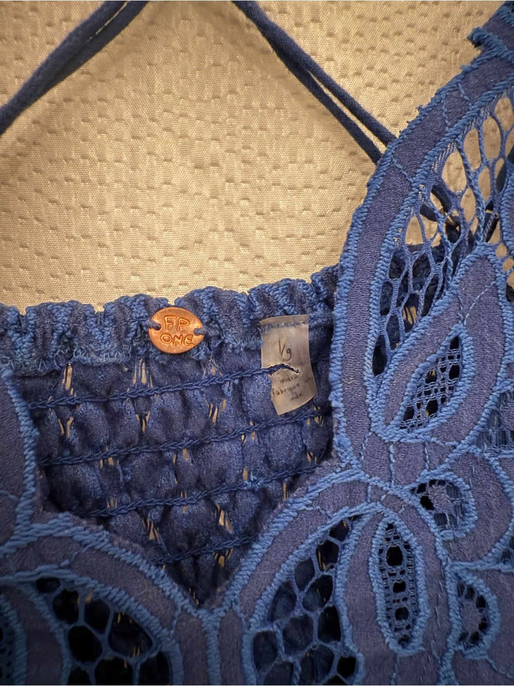 Free People Royal Blue Adella Dress - Picture 4 of 7